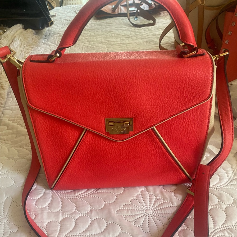 Kate Spade hot pink handbag.